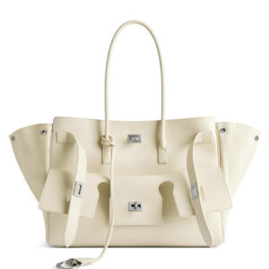 Balenciaga Bel Air Medium Carry All Bag Cream